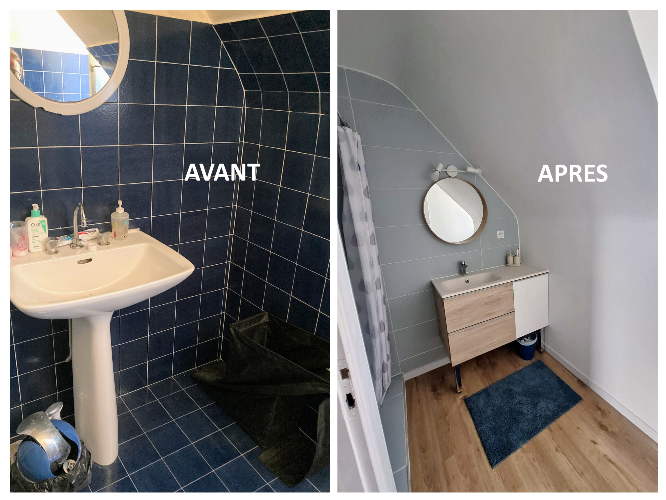 5 avant après salle de bains 1